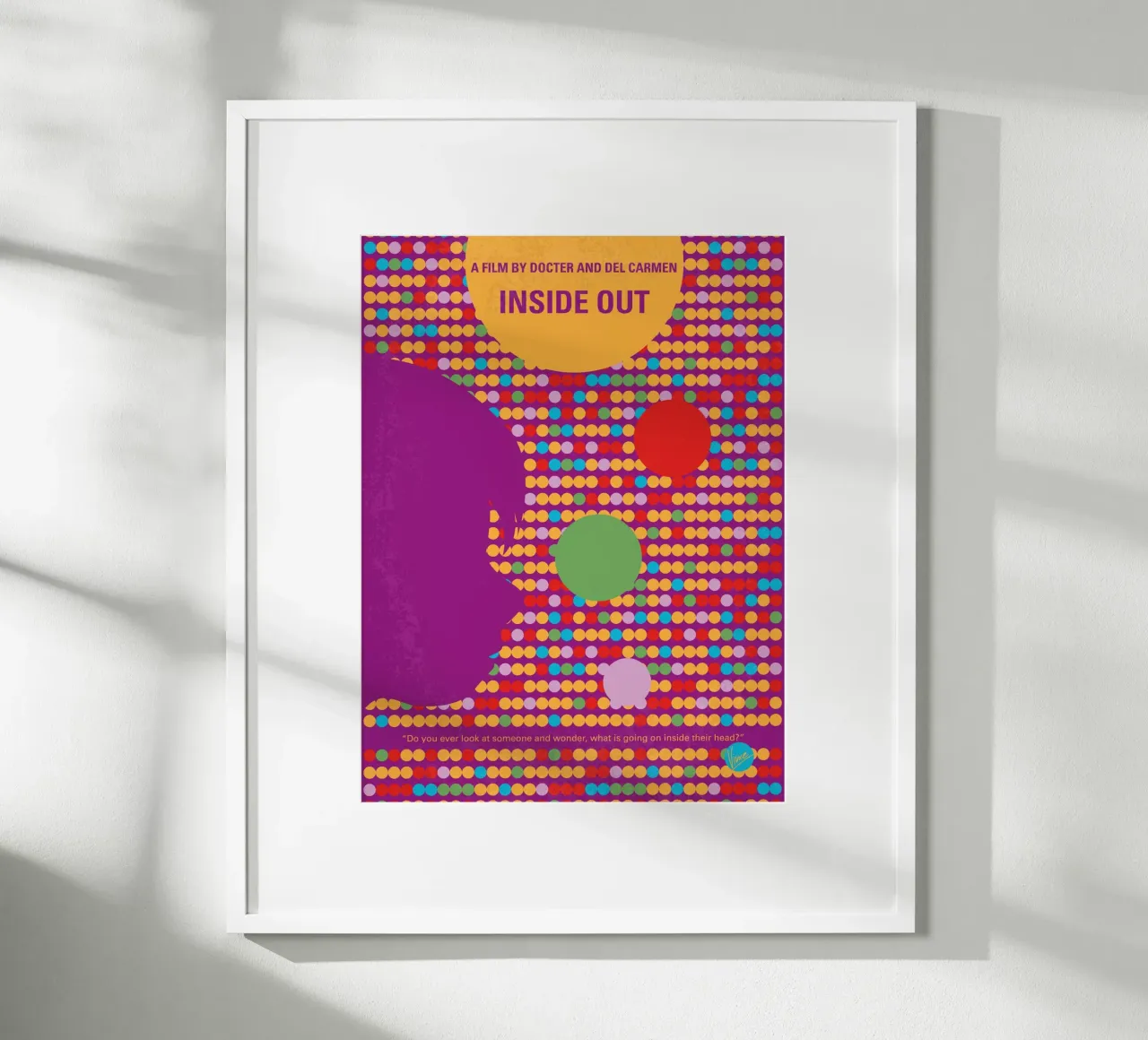 No664 My Inside Out minimal movie poster poster da Chungkong