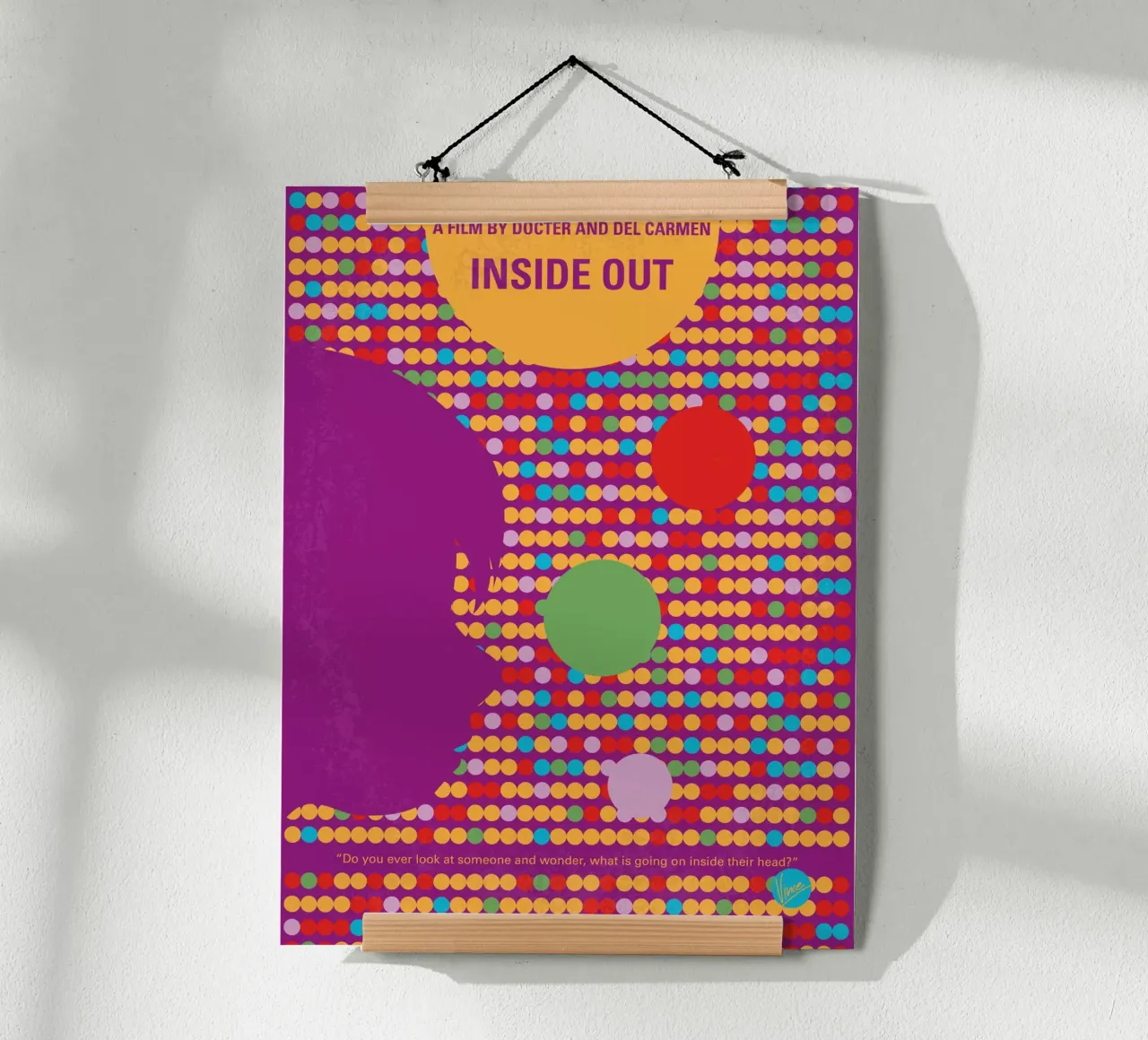 No664 My Inside Out minimal movie poster poster da Chungkong