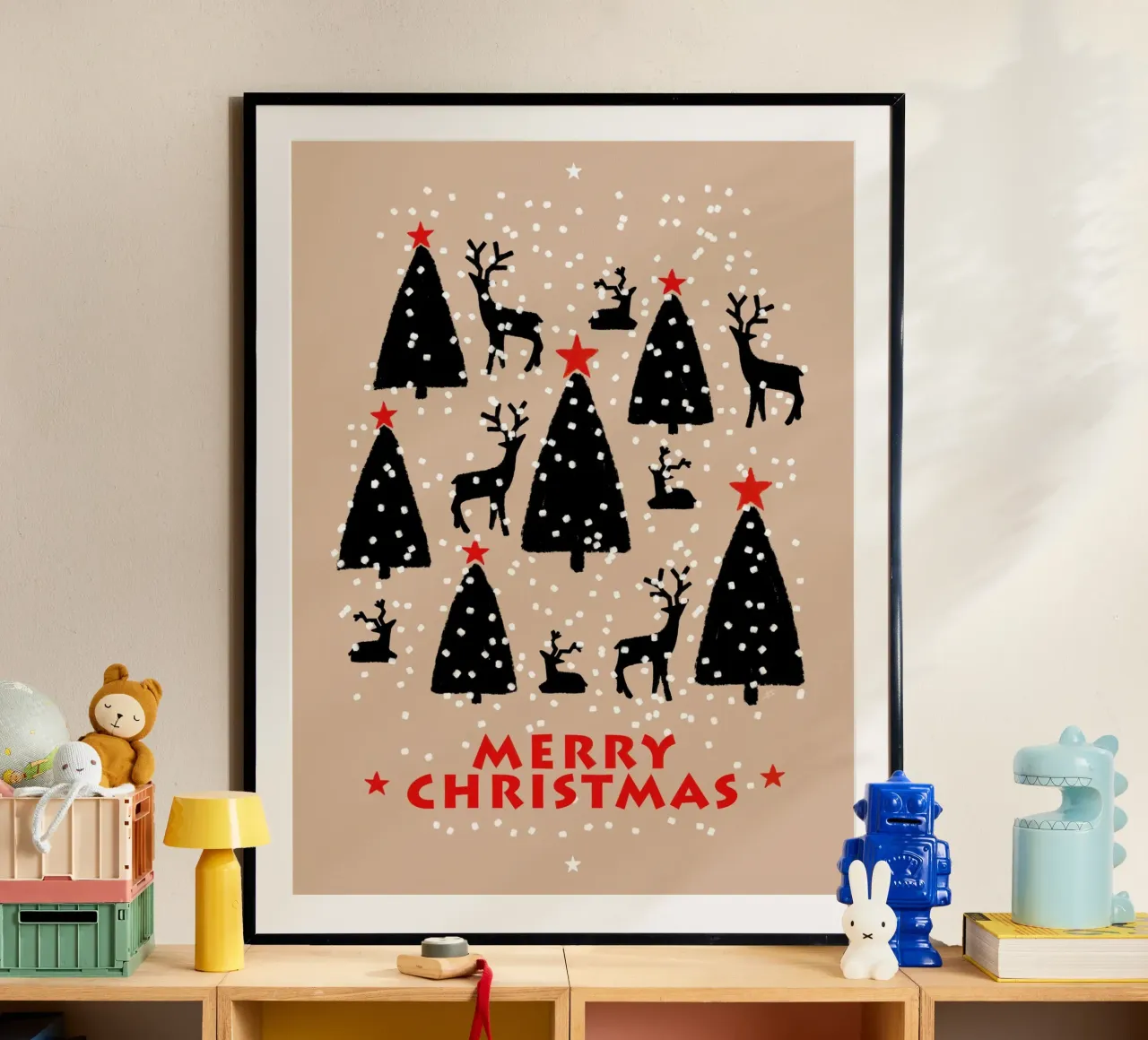 Christmas Trees & Reindeer carta hahnemühle da sabidussi
