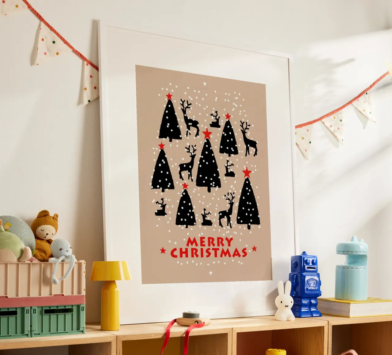 Christmas Trees & Reindeer carta hahnemühle da sabidussi