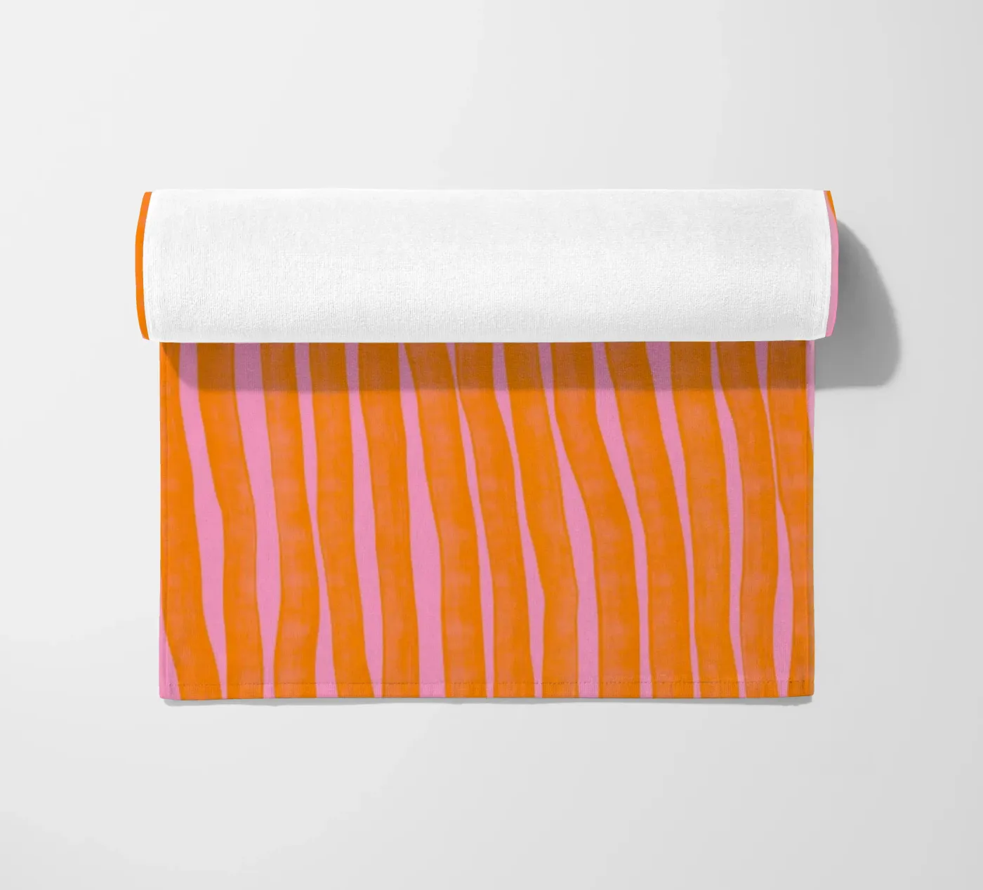 Orange Stripes Pattern telo mare da treechild