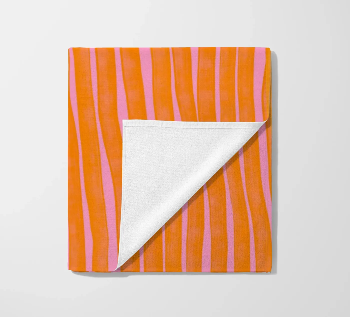 Orange Stripes Pattern telo mare da treechild