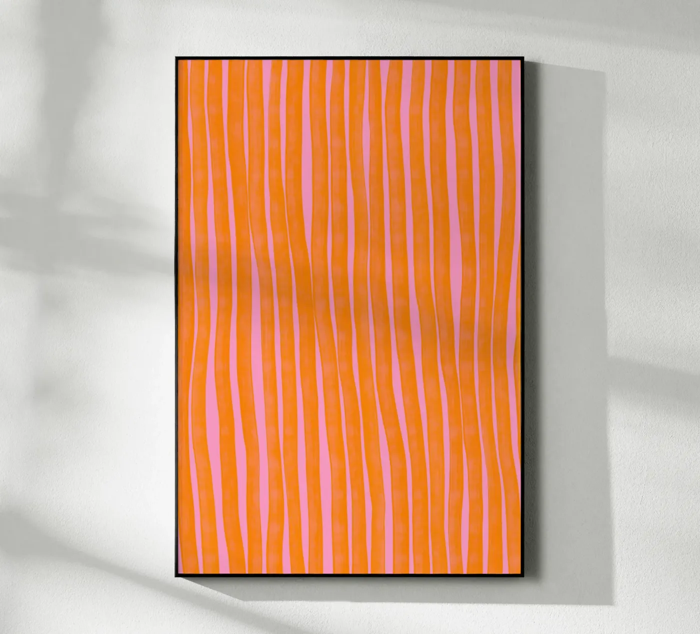 Orange Stripes Pattern plexiglas de treechild