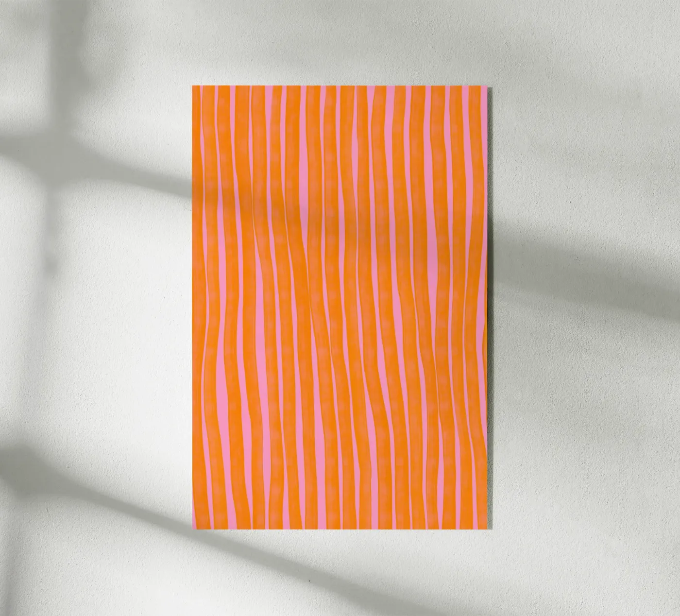 Orange Stripes Pattern plexiglas de treechild