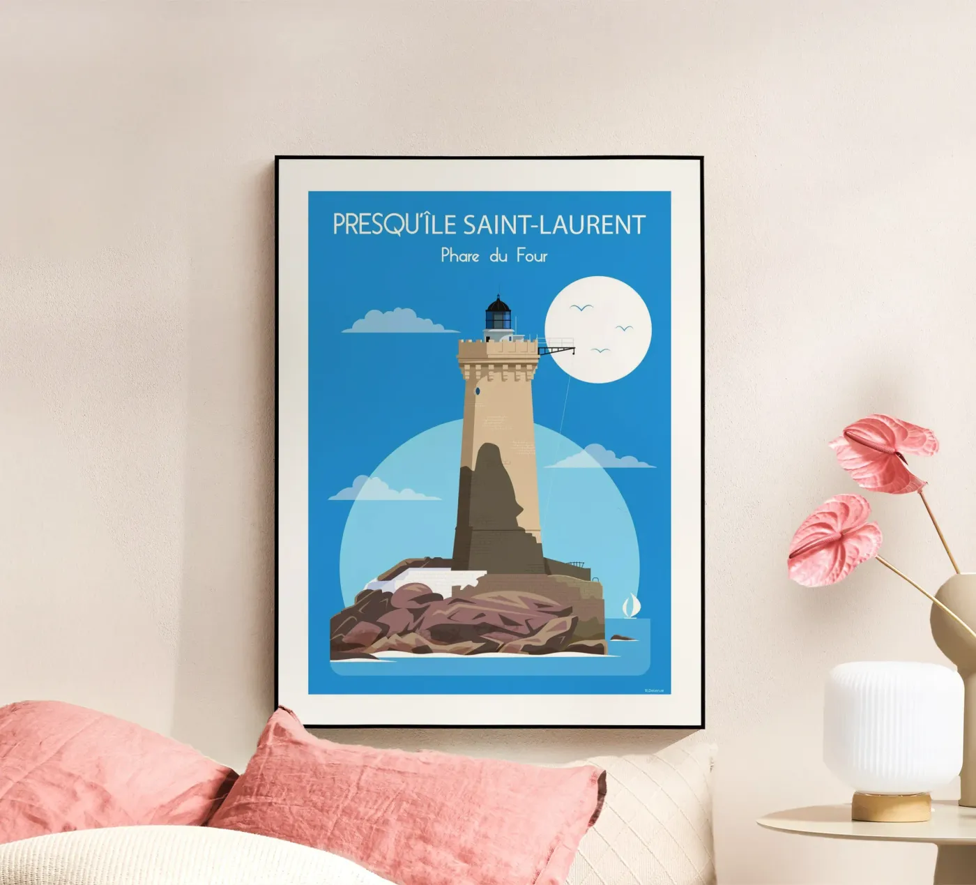 Four lighthouse Acryl-Glas von Raphaël Delerue