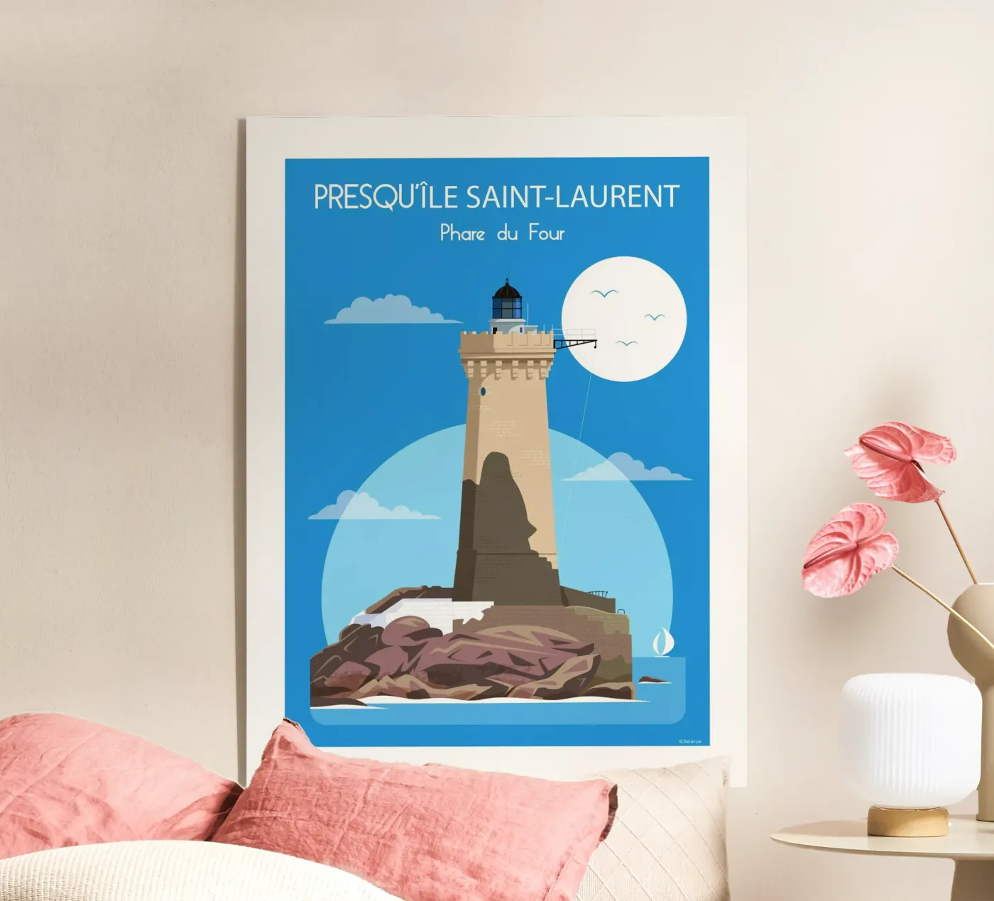 Four lighthouse Acryl-Glas von Raphaël Delerue