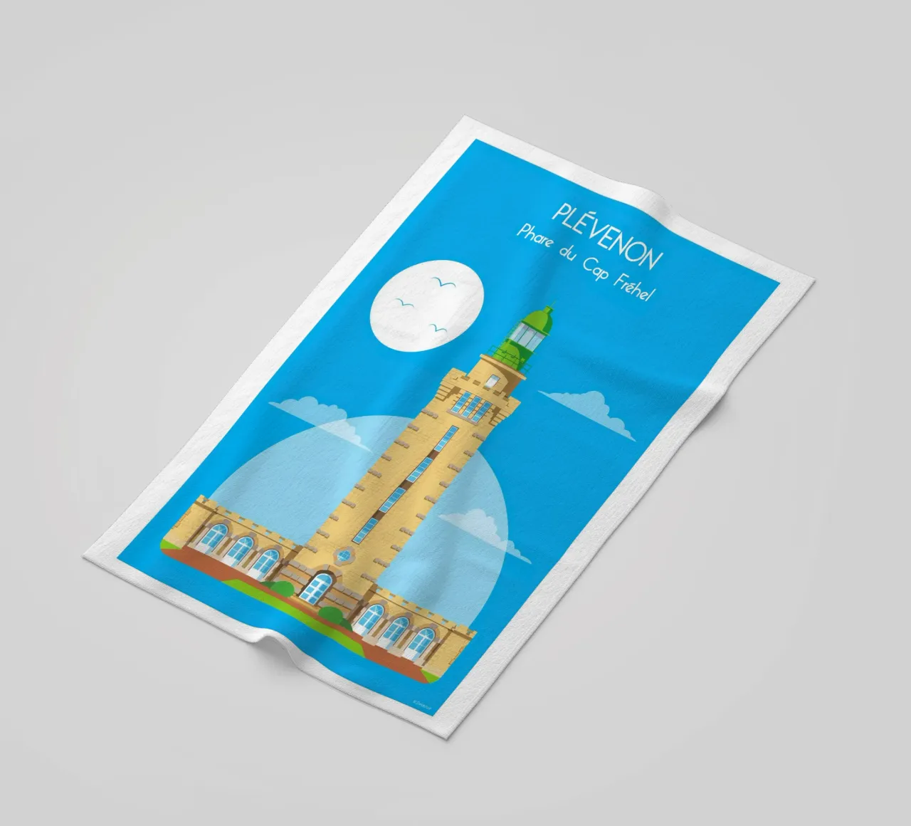 Faro di Cap Fréhel telo mare da Raphaël Delerue
