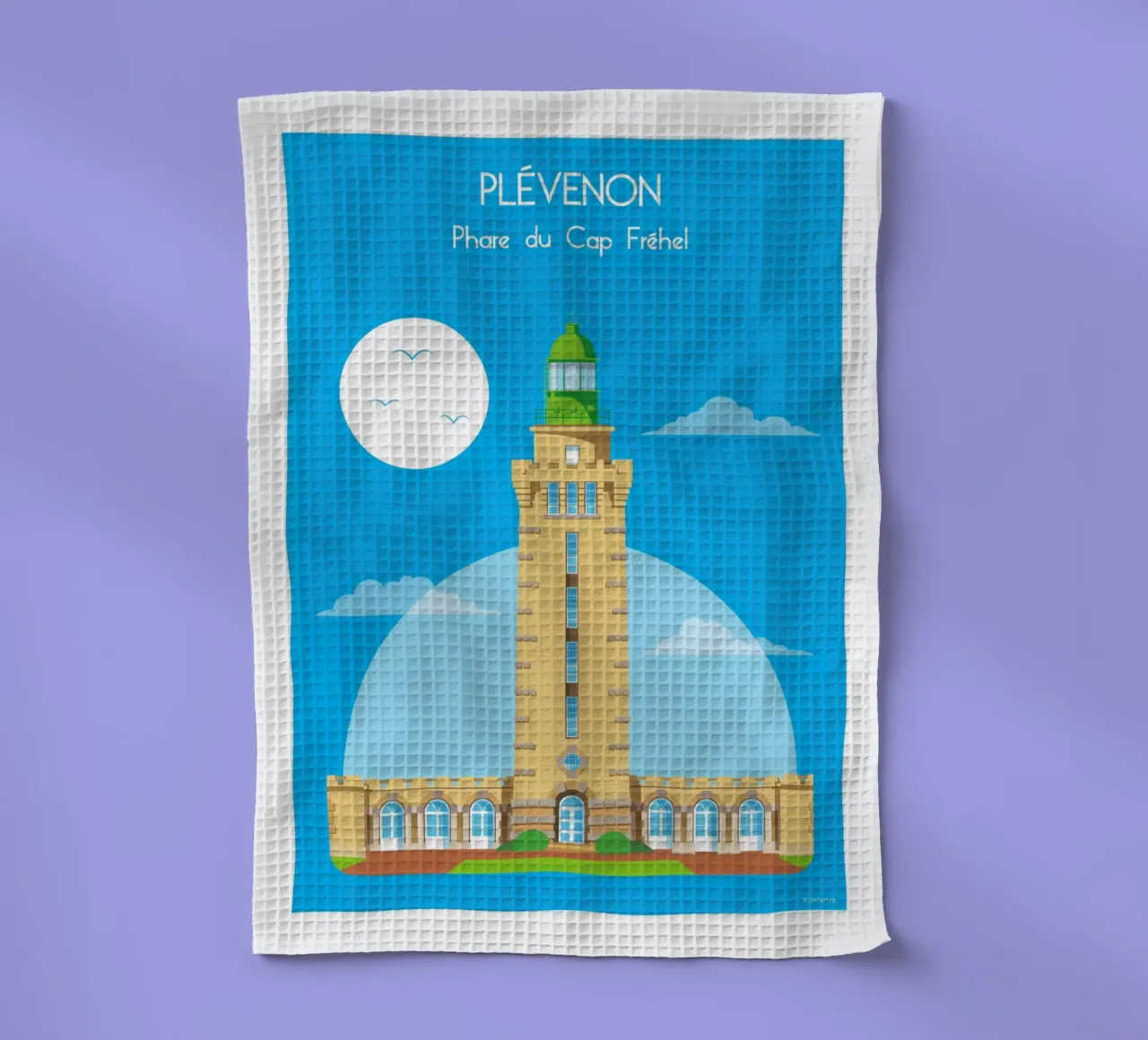 Faro di Cap Fréhel canovaccio da cucina da Raphaël Delerue