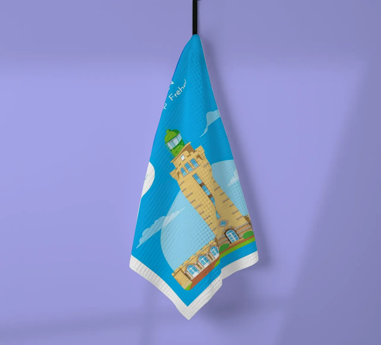 Faro di Cap Fréhel canovaccio da cucina da Raphaël Delerue