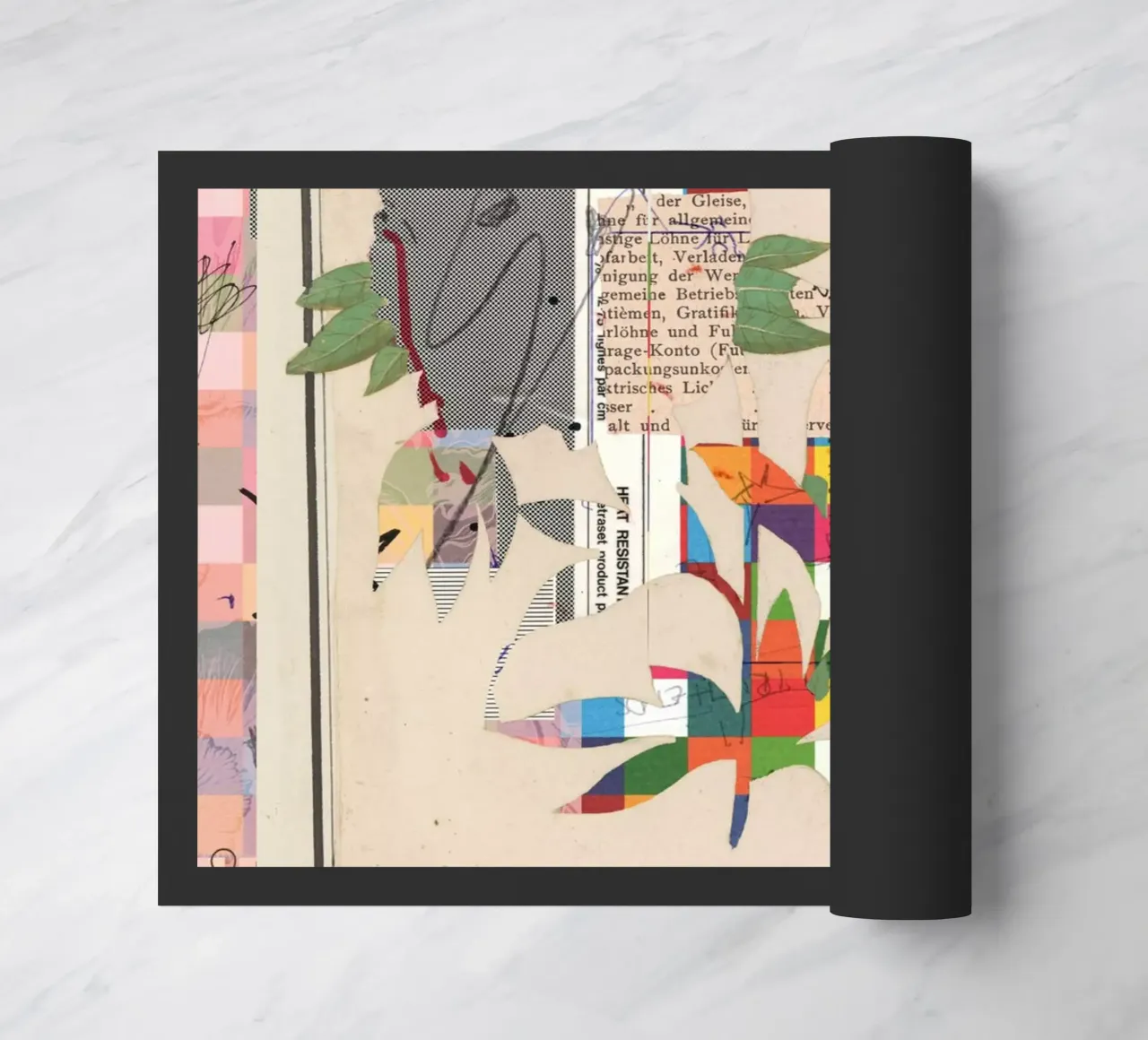 daydream night edition · colorful flower dreams felpudo de Marko Köppe