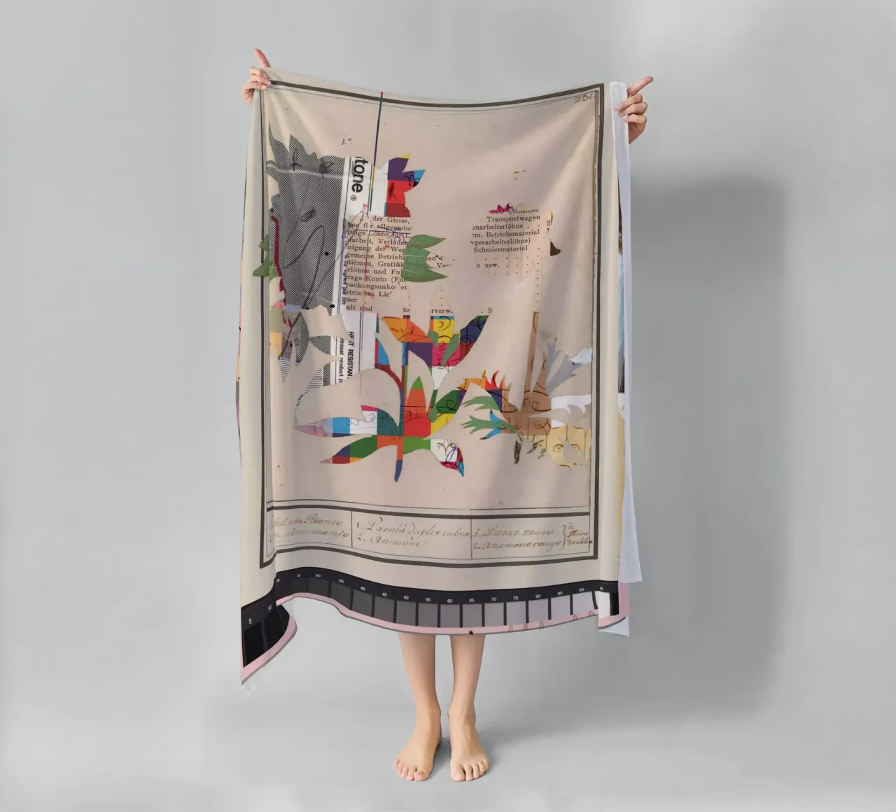 daydream night edition · colorful flower dreams beach towel by Marko Köppe