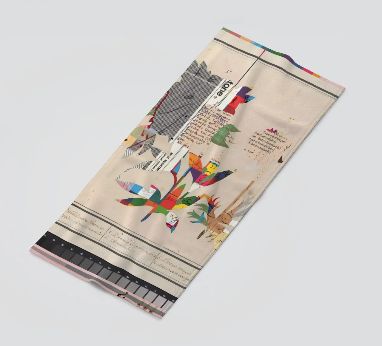 daydream night edition · colorful flower dreams beach towel by Marko Köppe