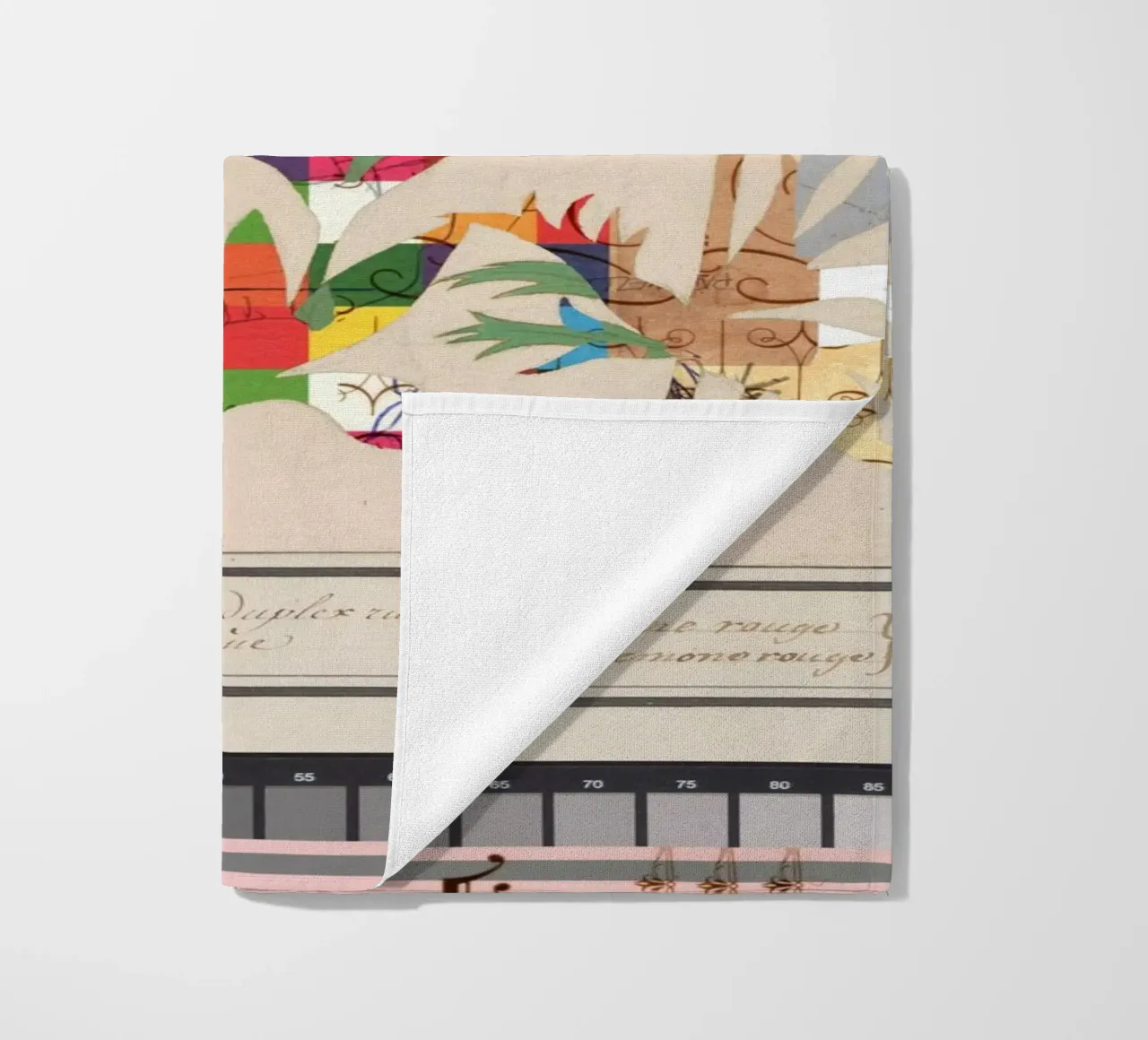 daydream night edition · colorful flower dreams beach towel by Marko Köppe