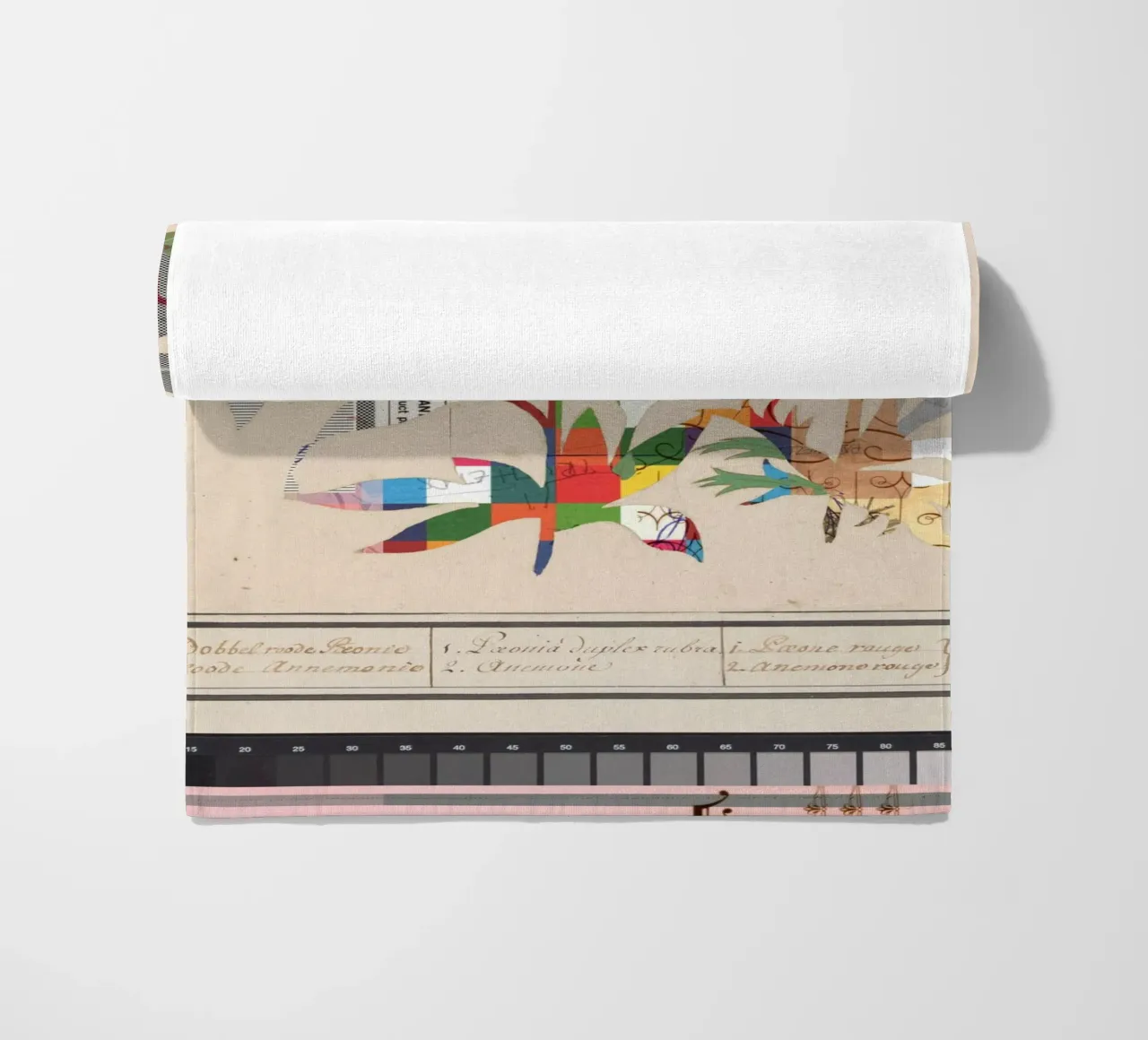 daydream night edition · colorful flower dreams beach towel by Marko Köppe