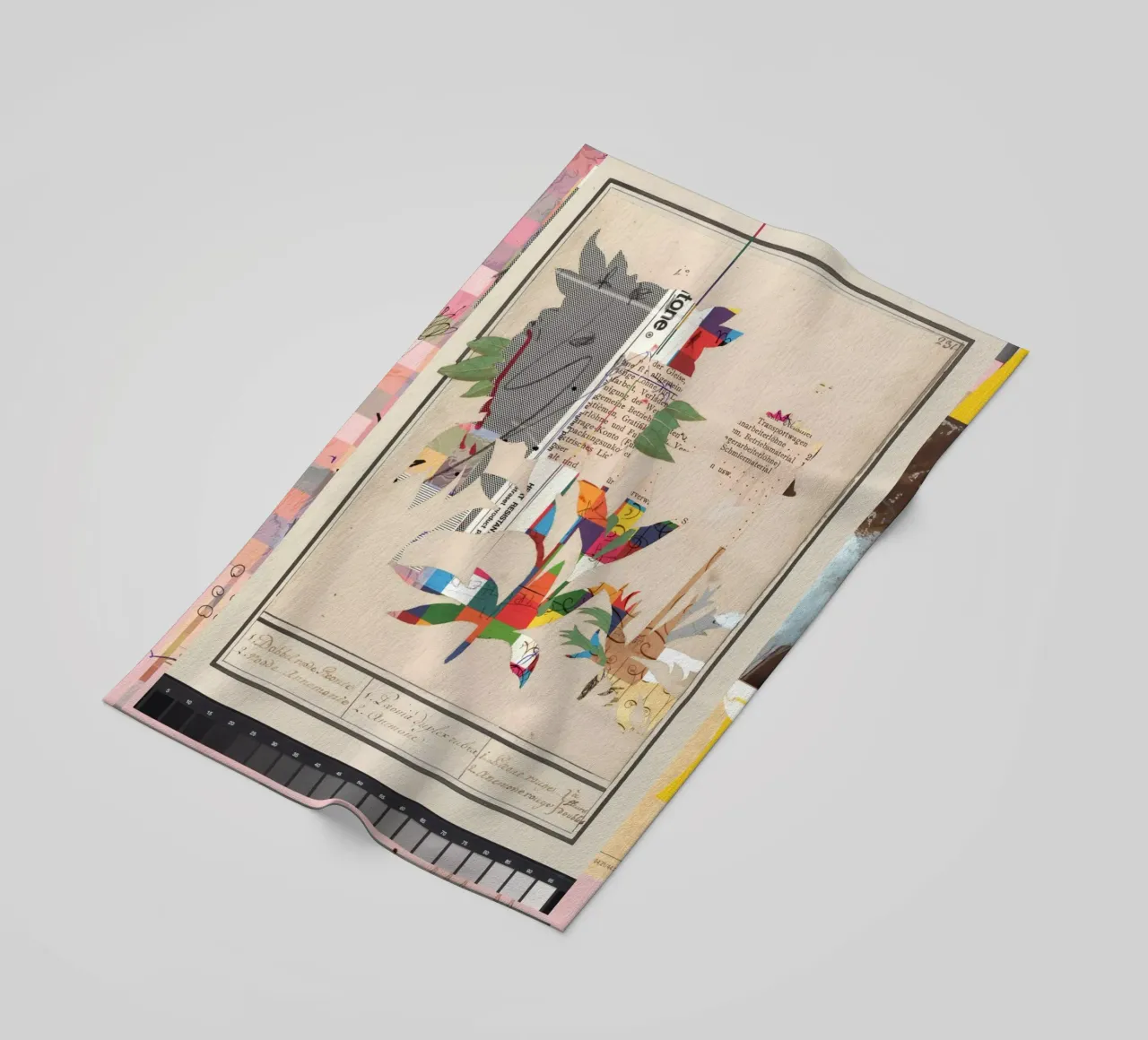 daydream night edition · colorful flower dreams beach towel by Marko Köppe