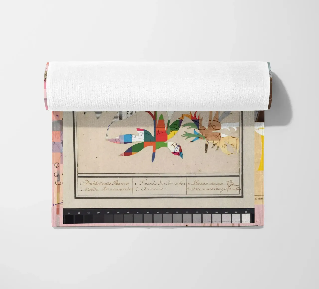 daydream night edition · colorful flower dreams beach towel by Marko Köppe