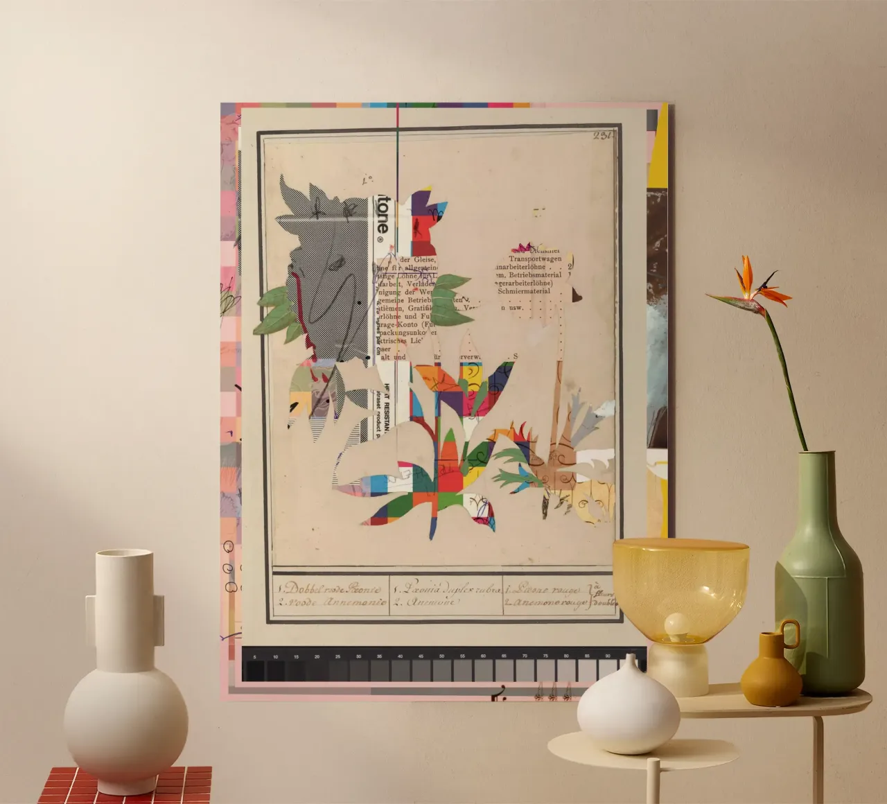 daydream night edition · colorful flower dreams alluminio dibond da Marko Köppe