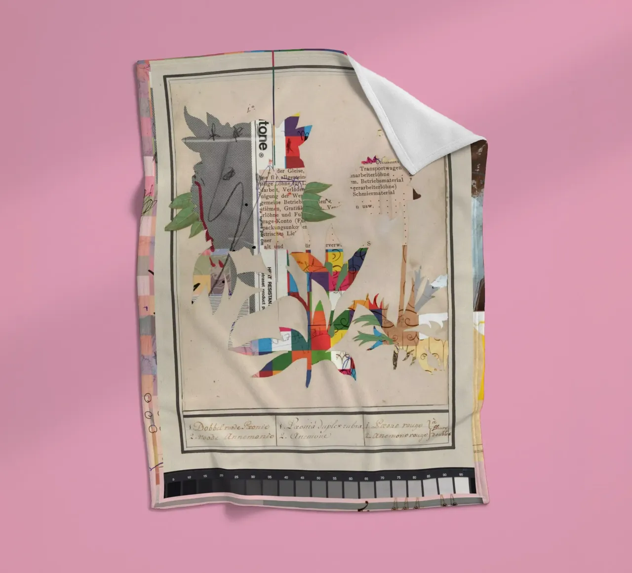 daydream night edition · colorful flower dreams coperta in pile da Marko Köppe