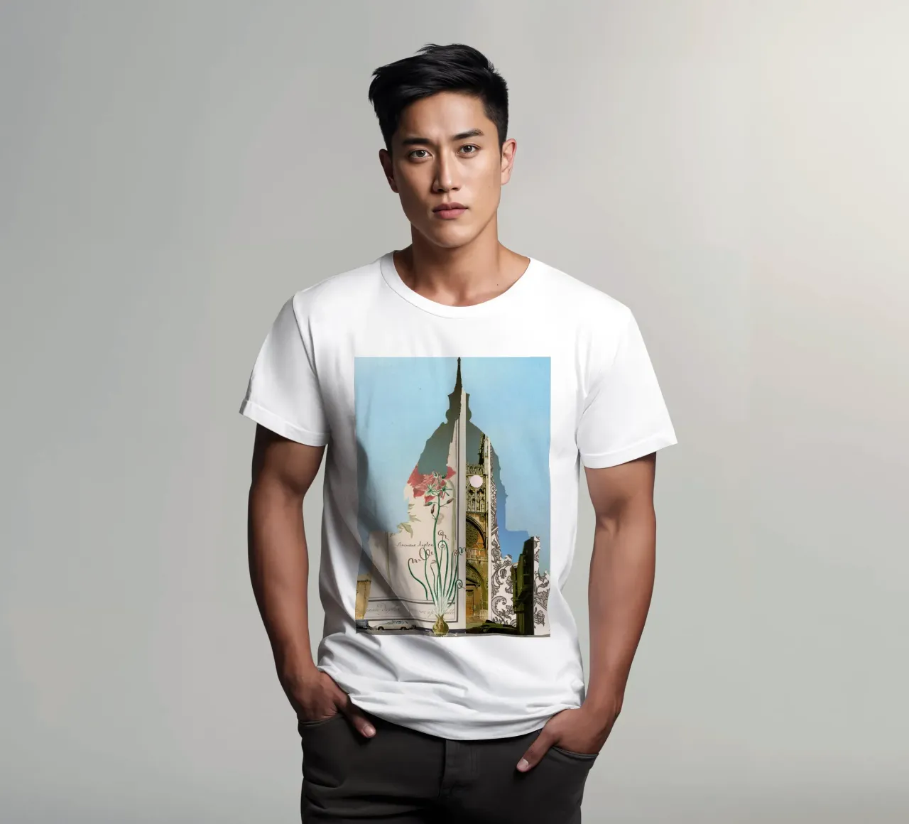 abstract dream house sunday t-shirt da Marko Köppe