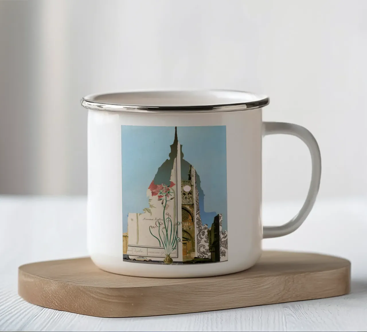 abstract dream house sunday tazza in smalto da Marko Köppe