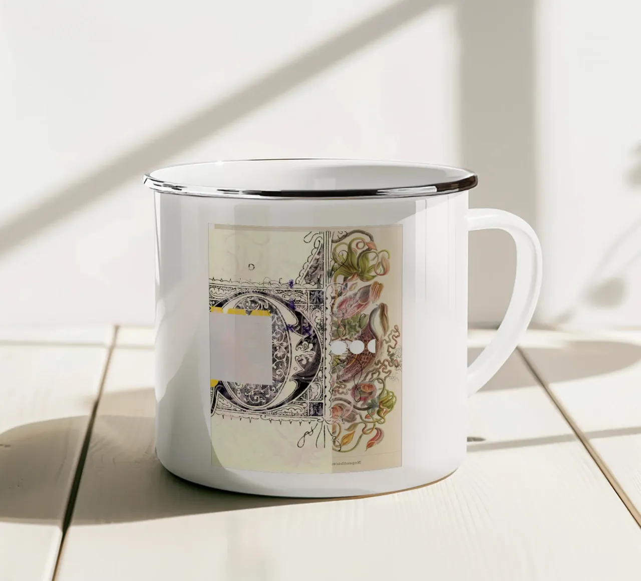 daydream floating g taza de esmalte de Marko Köppe