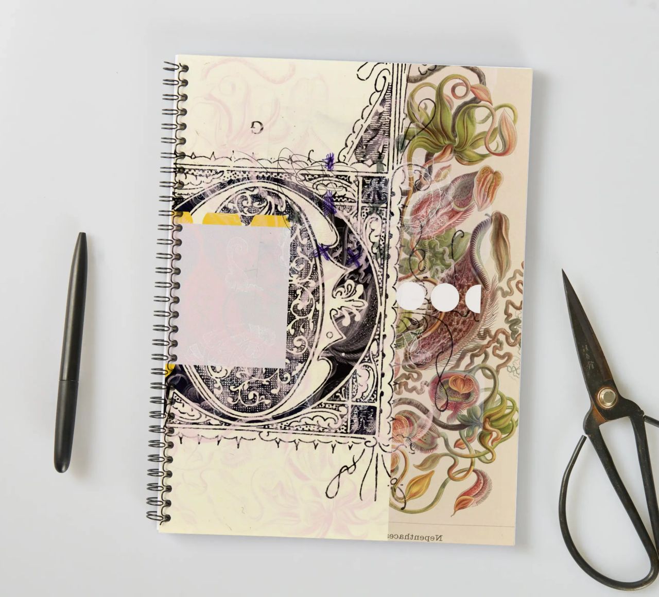 daydream floating g spiral notebook by Marko Köppe