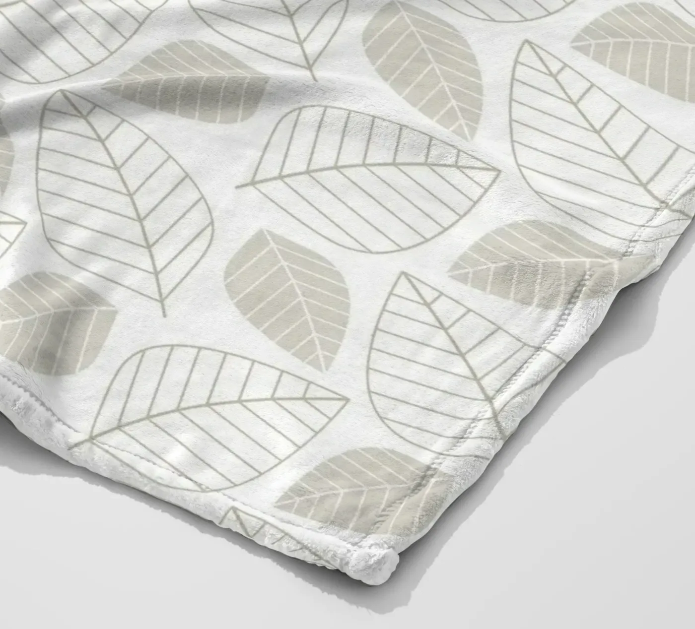 Botanical Pattern Fleecedecke von Happypatterns