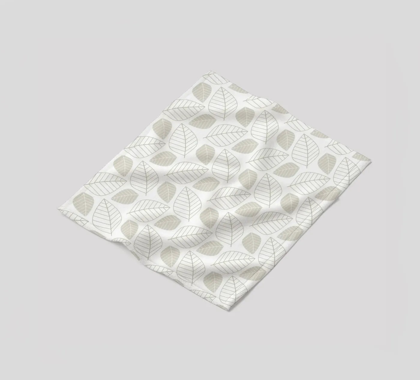 Botanical Pattern Fleecedecke von Happypatterns