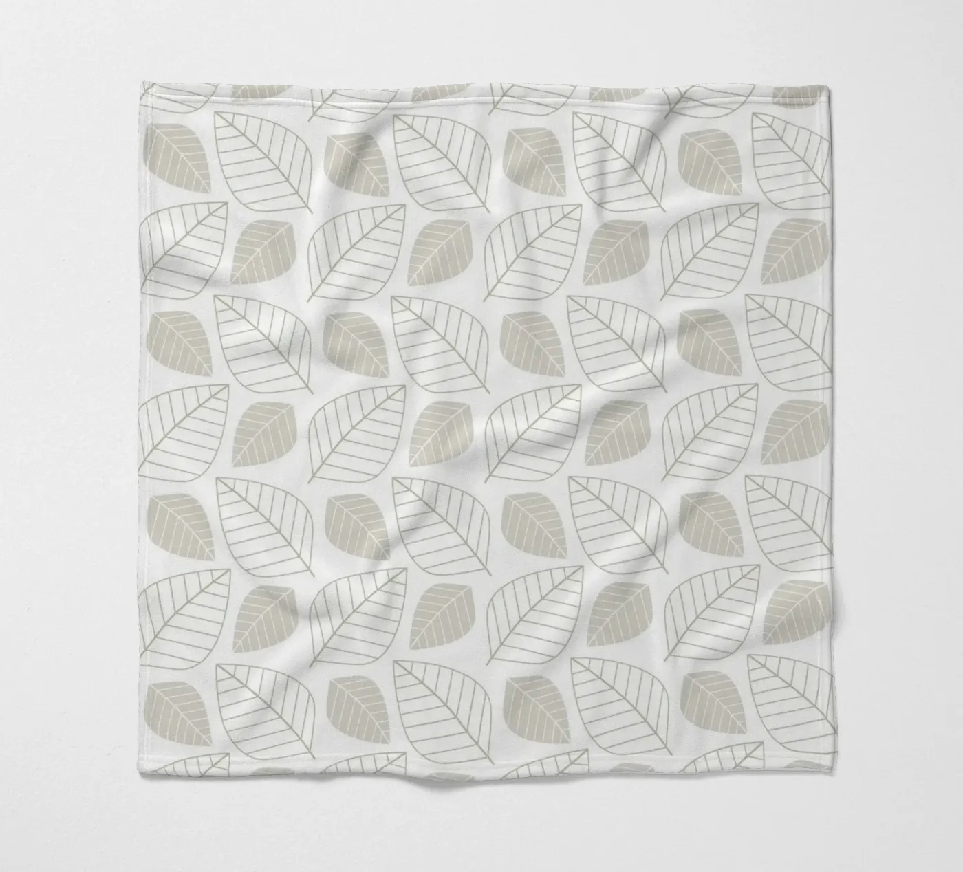 Botanical Pattern Fleecedecke von Happypatterns