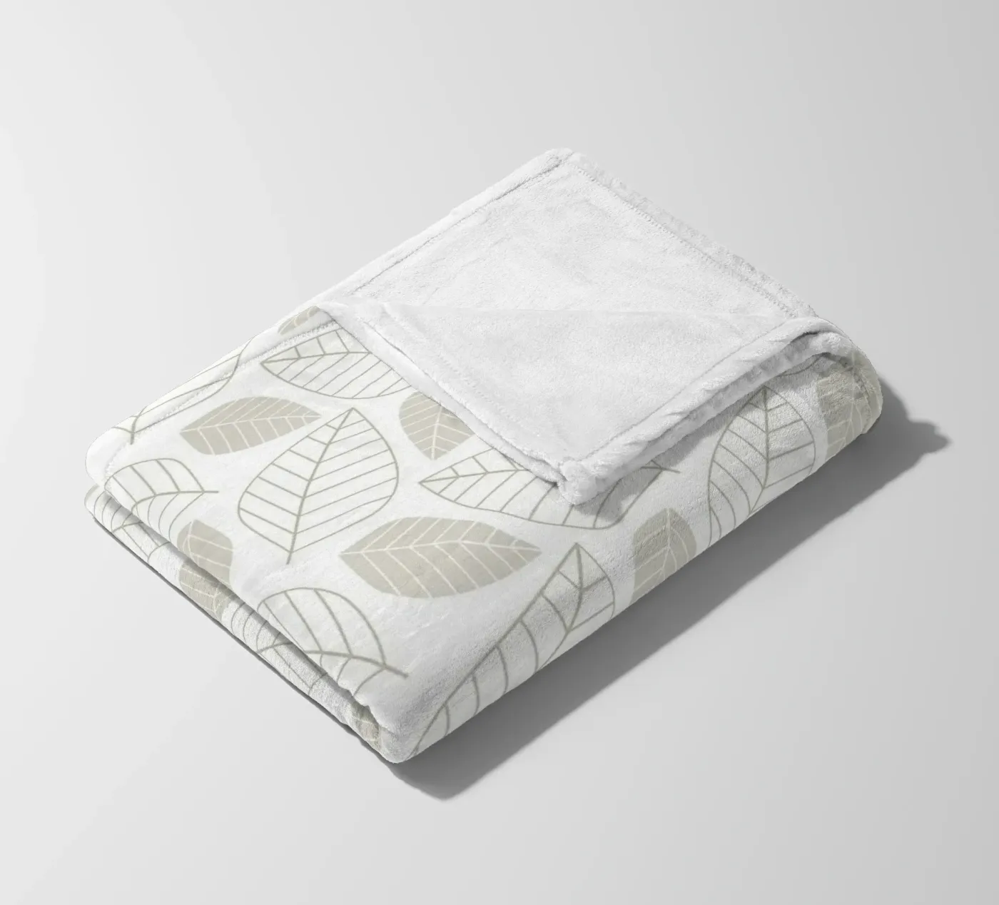 Botanical Pattern Fleecedecke von Happypatterns