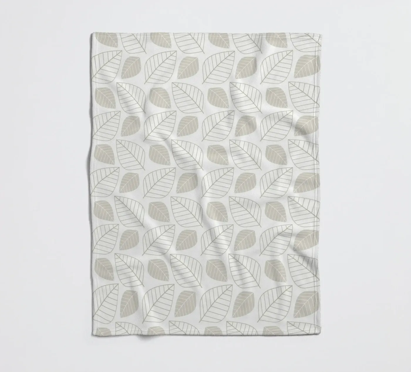 Botanical Pattern Fleecedecke von Happypatterns