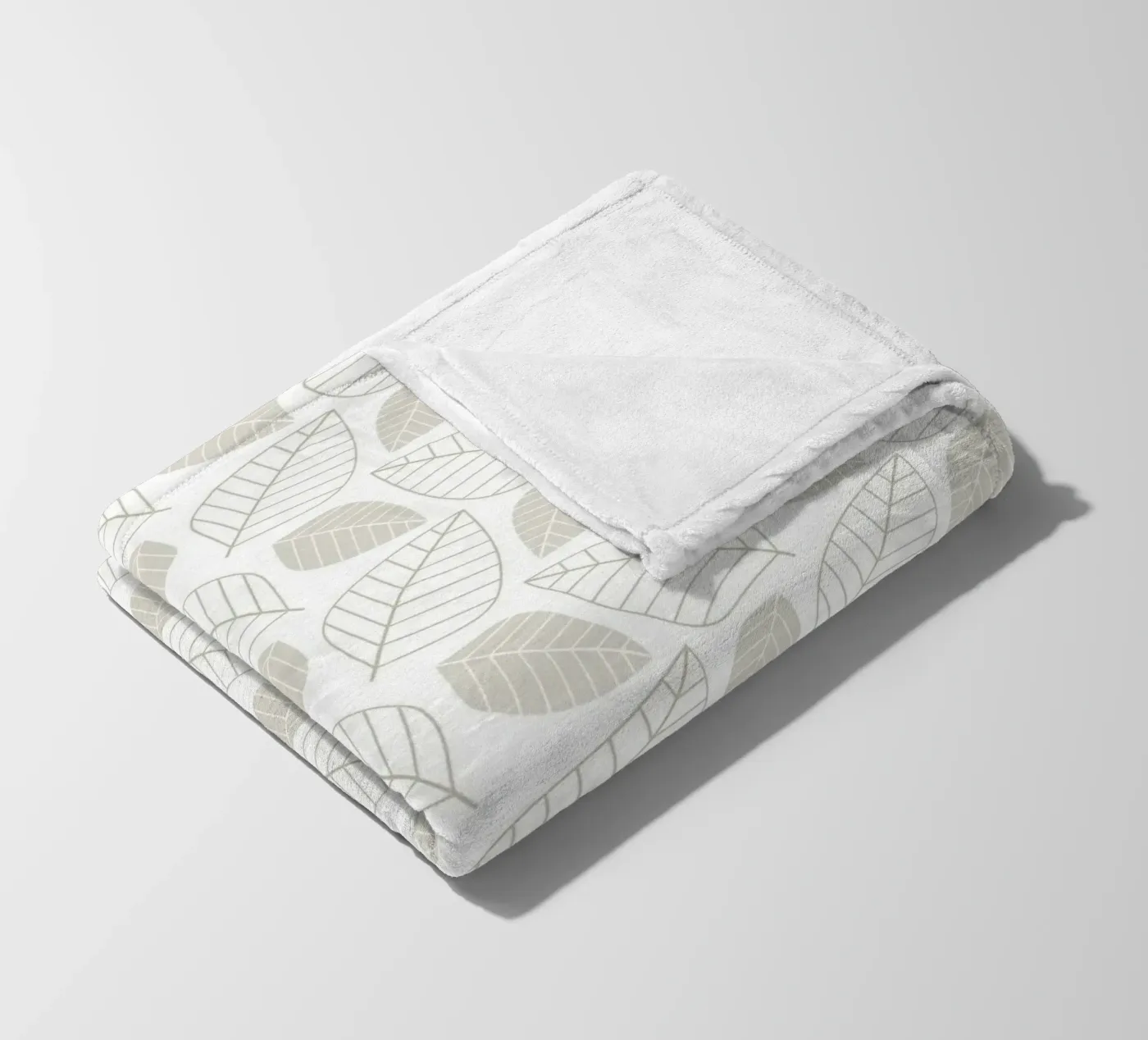 Botanical Pattern Fleecedecke von Happypatterns