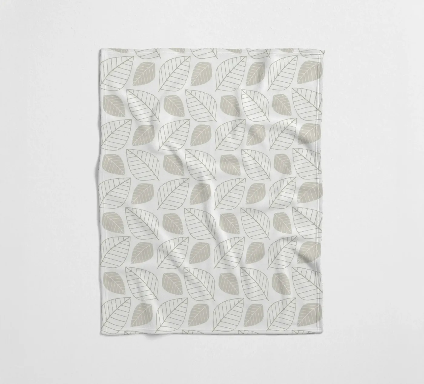Botanical Pattern Fleecedecke von Happypatterns