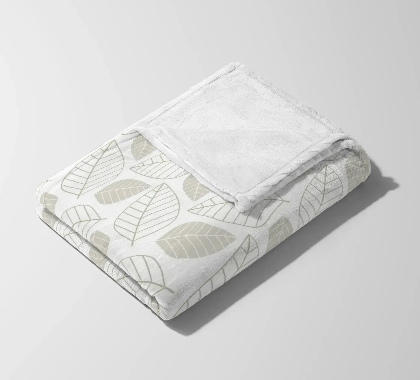 Botanical Pattern Fleecedecke von Happypatterns