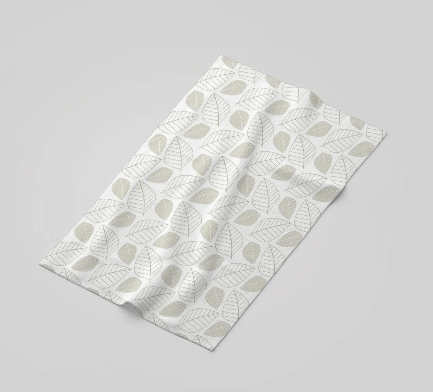 Botanical Pattern strandhanddoek van Happypatterns