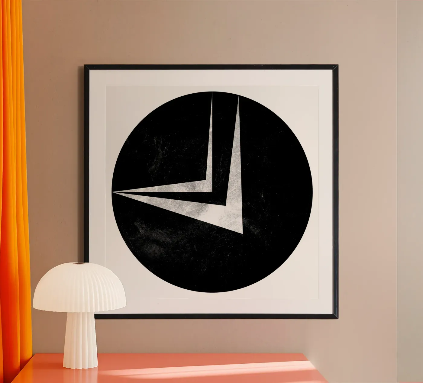 Black poster da Lines Inside