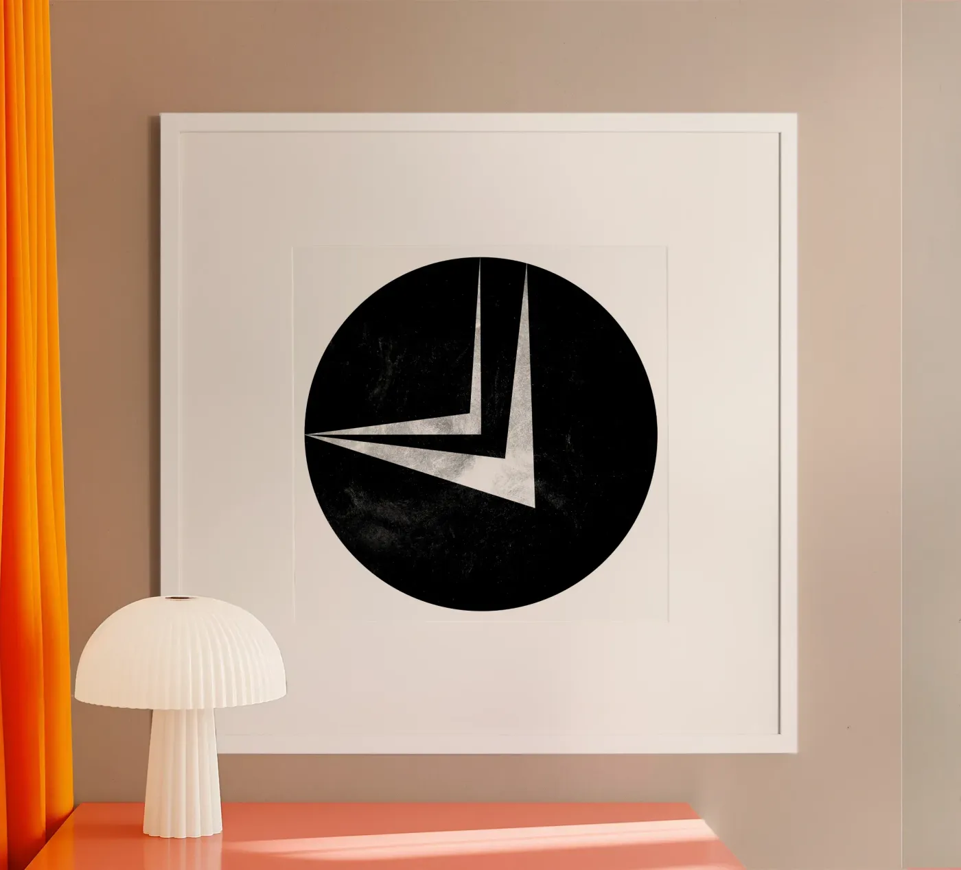 Black poster da Lines Inside
