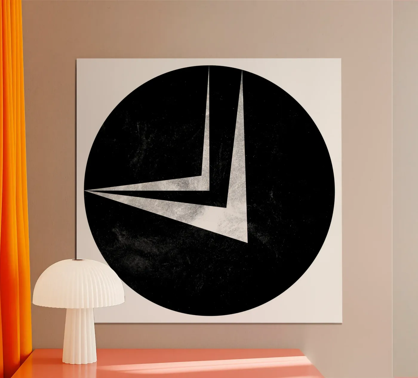 Black poster da Lines Inside