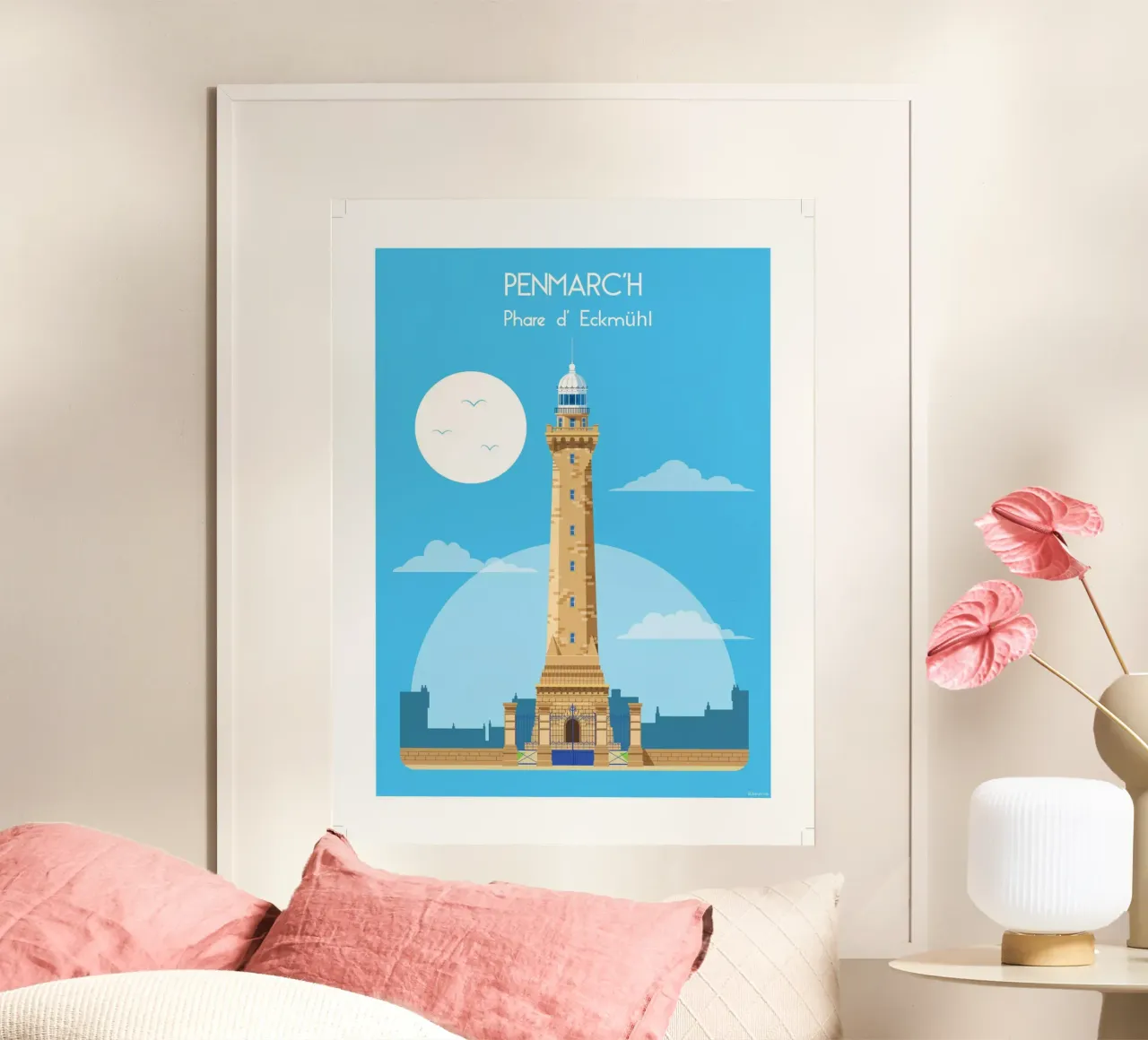 Faro di Eckmühl carta hahnemühle da Raphaël Delerue