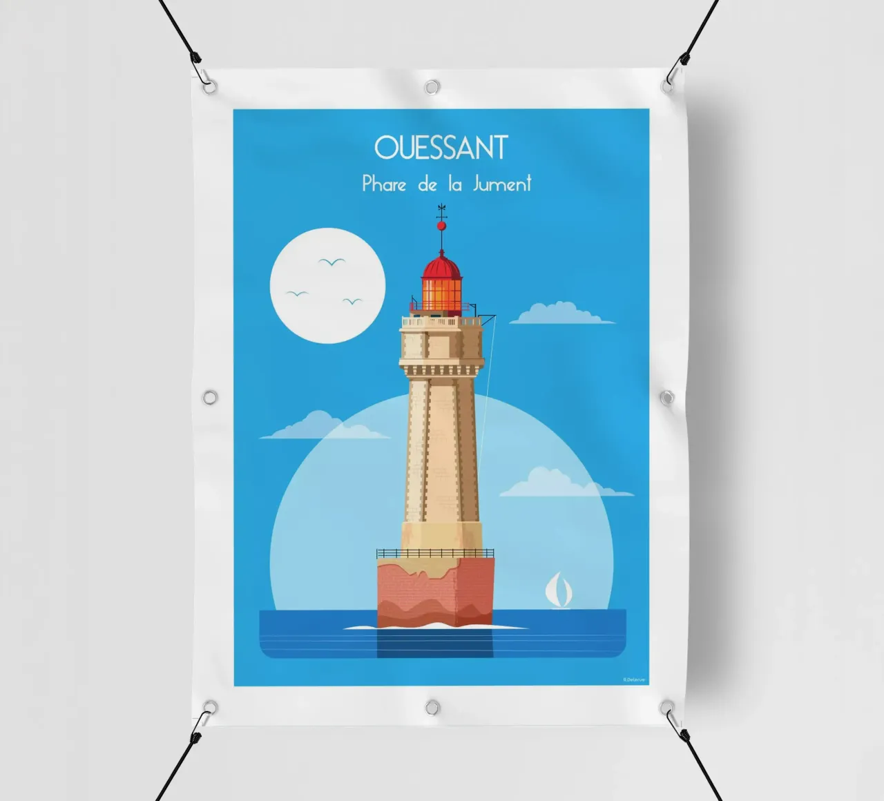 Faro di Jument telo in pvc da Raphaël Delerue