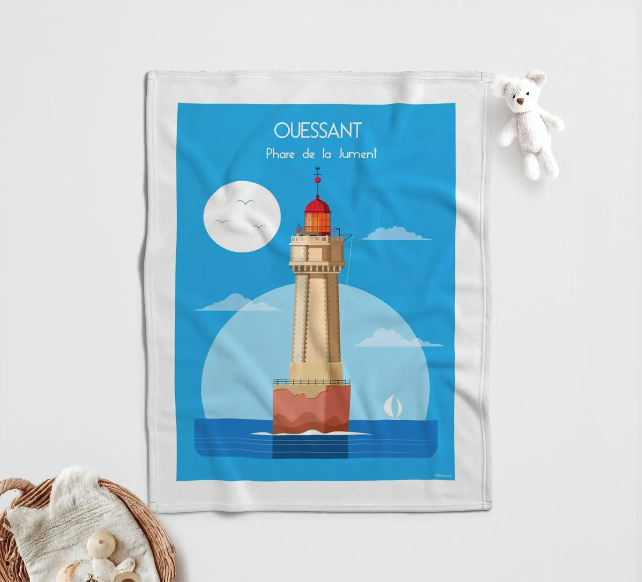 Faro di Jument coperta in pile da Raphaël Delerue