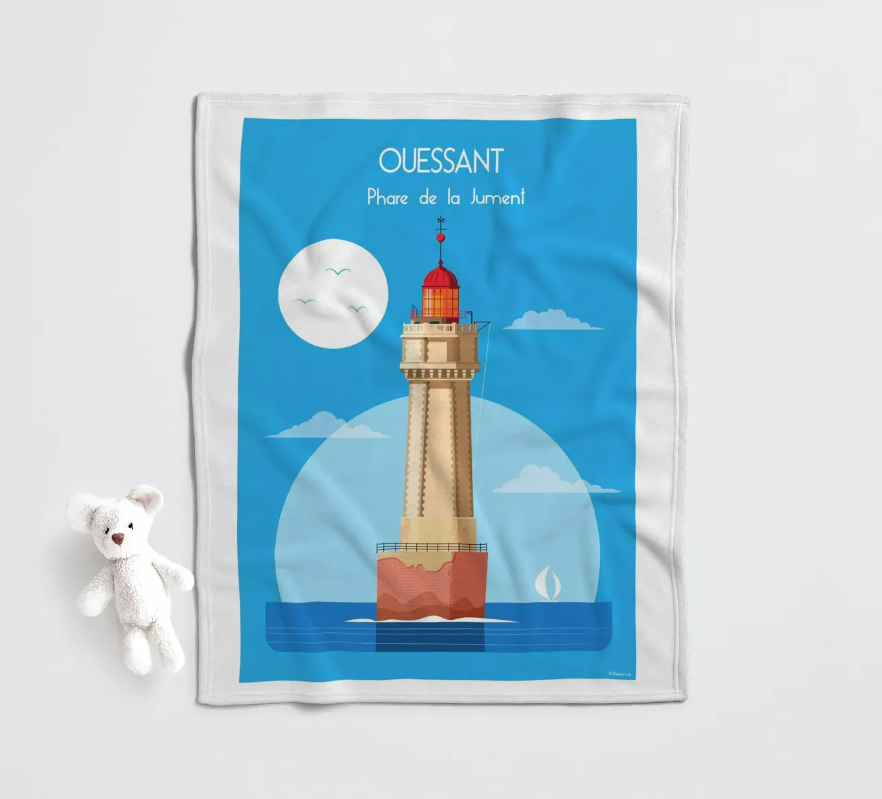 Faro di Jument coperta in pile da Raphaël Delerue