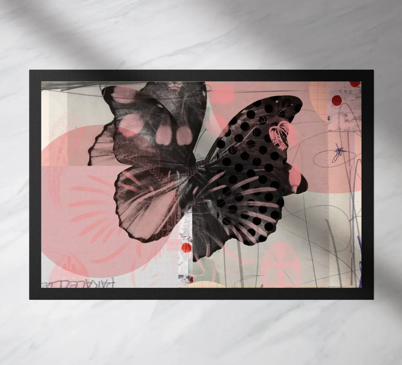 Abflug + deurmat van Marko Köppe