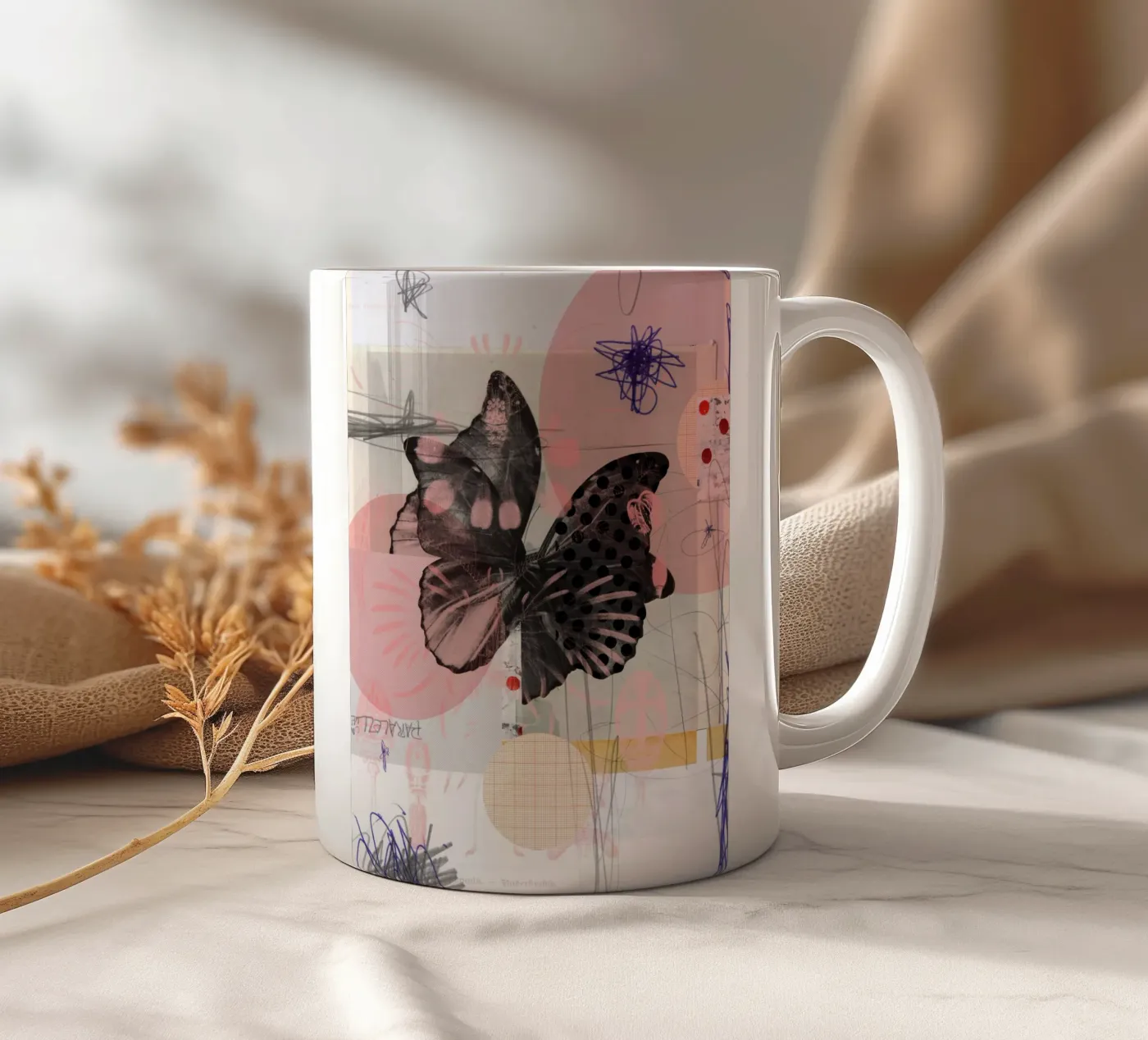 Abflug + ceramic mug by Marko Köppe