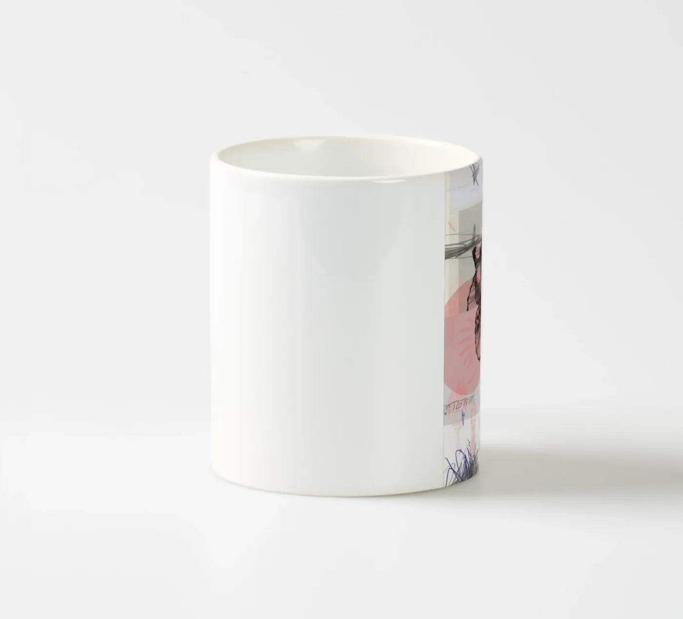 Abflug + ceramic mug by Marko Köppe
