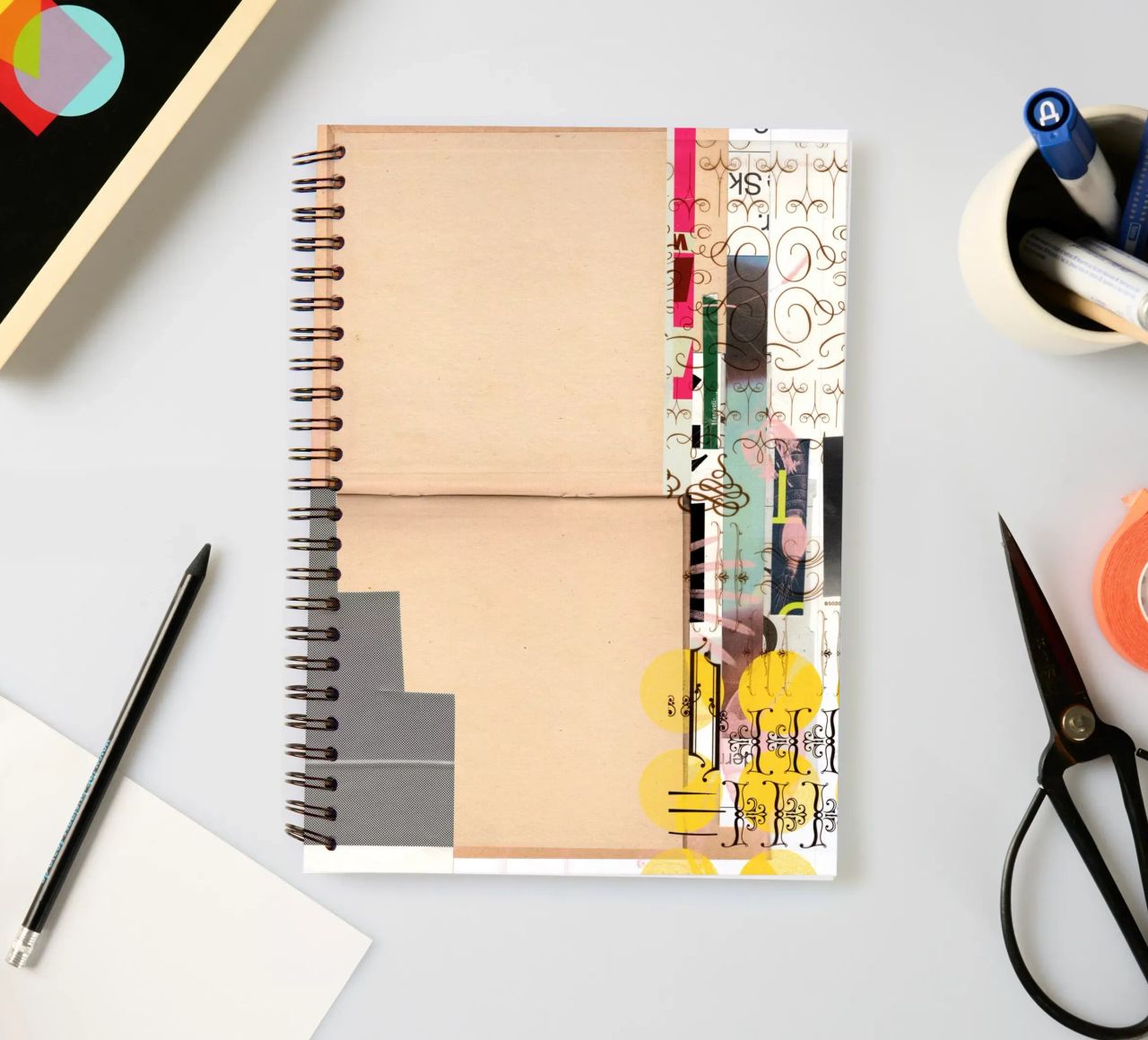 daydream freitag nachmittag spiral notebook by Marko Köppe