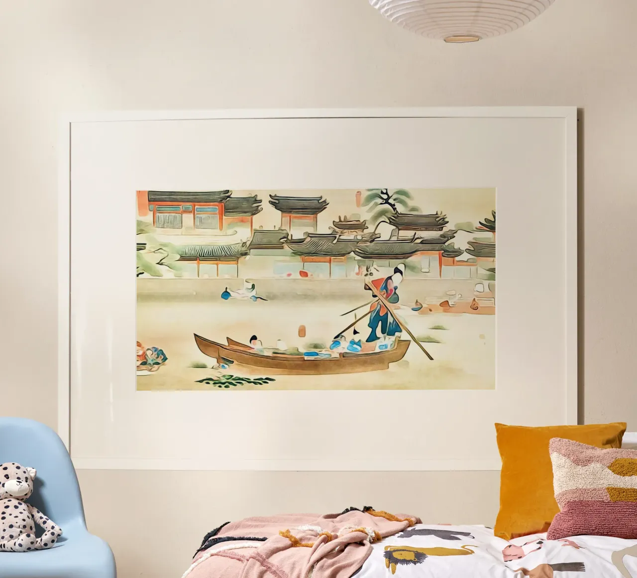 Händlerboote auf dem Mekong Poster von ZAMART