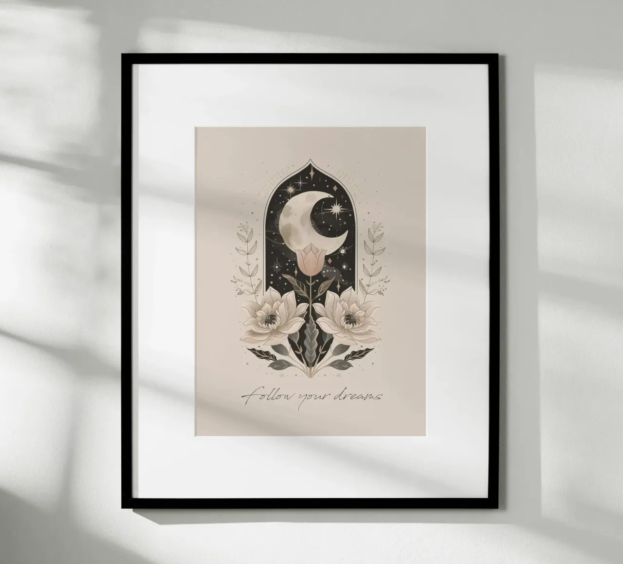 Dreams poster con telaio in legno da artographiePapeterie