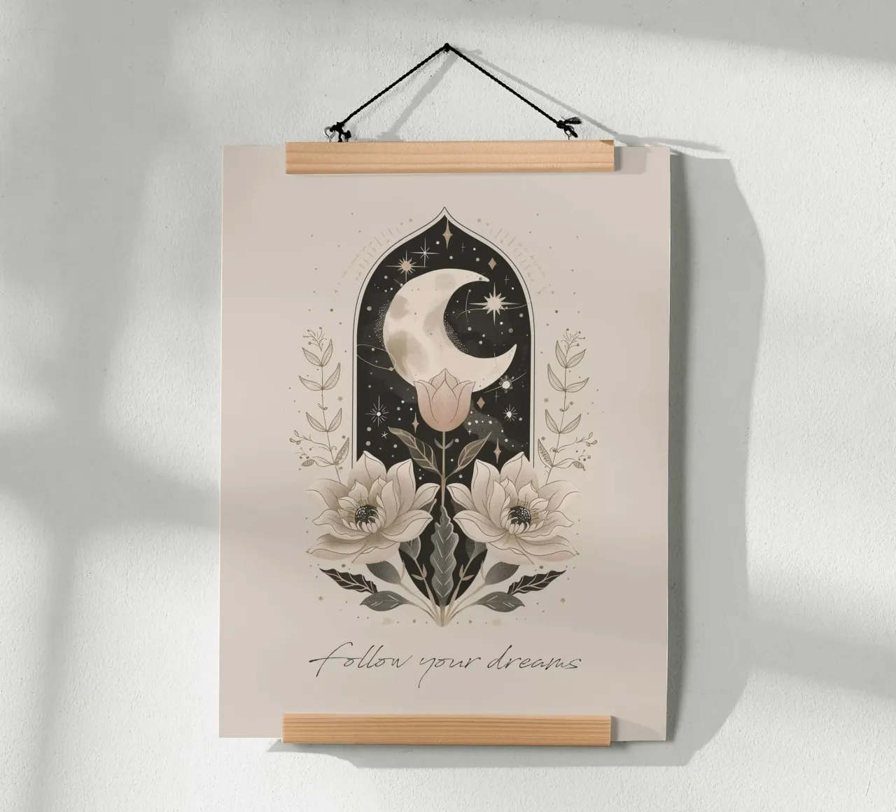 Dreams poster con telaio in legno da artographiePapeterie