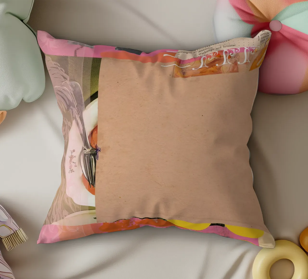 daydream rosa friday zone decorative cushion by Marko Köppe